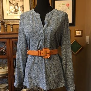 100% silk long-sleeve Joie blouse
